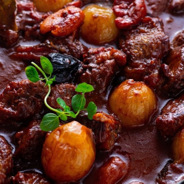 Stifado - Beef Stew.
